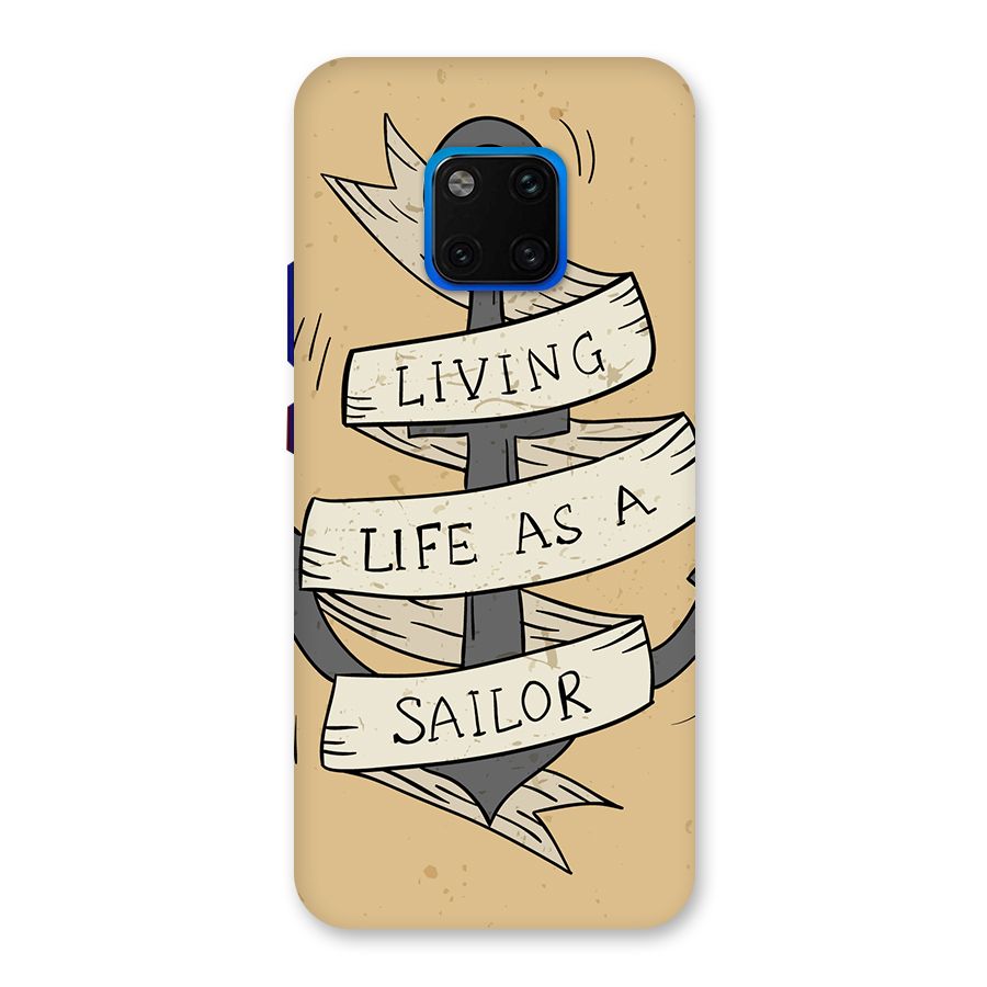 Old School Anchor Back Case for Huawei Mate 20 Pro