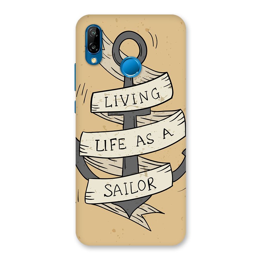 Old School Anchor Back Case for Huawei P20 Lite