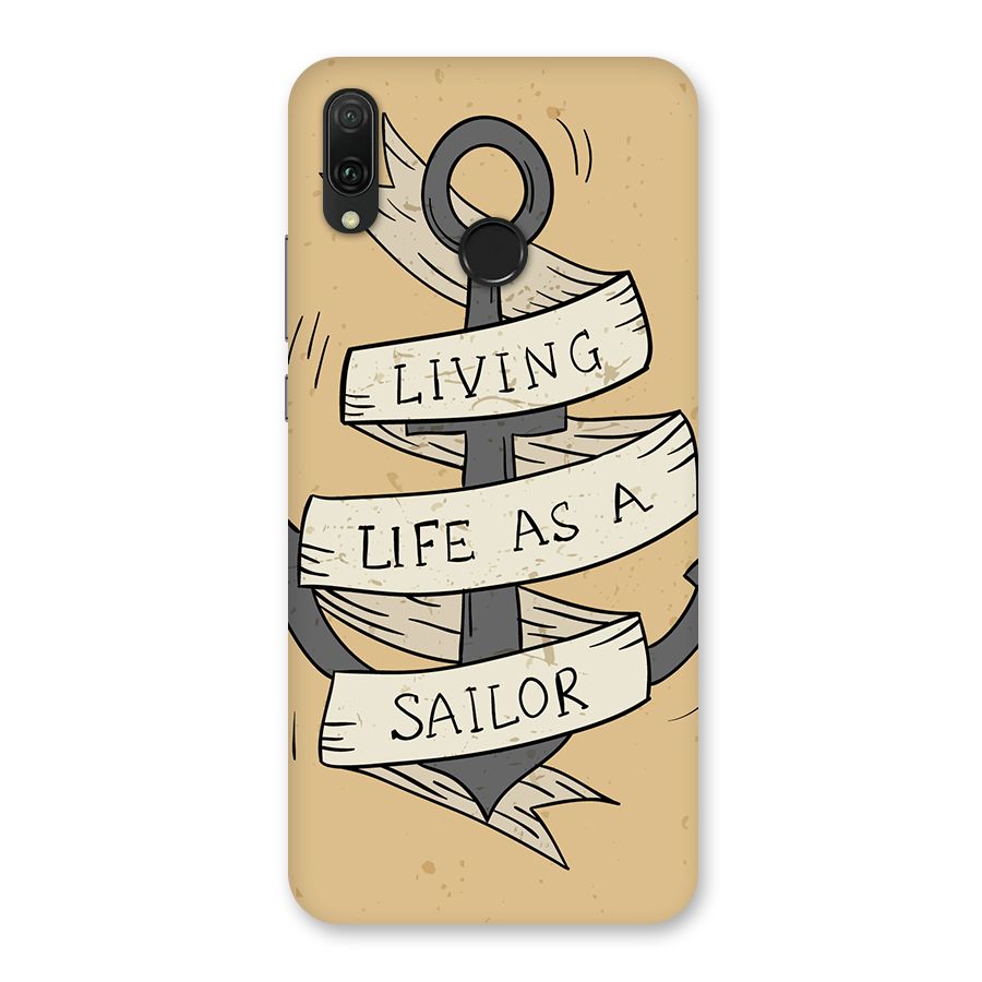 Old School Anchor Back Case for Huawei Y9 (2019)