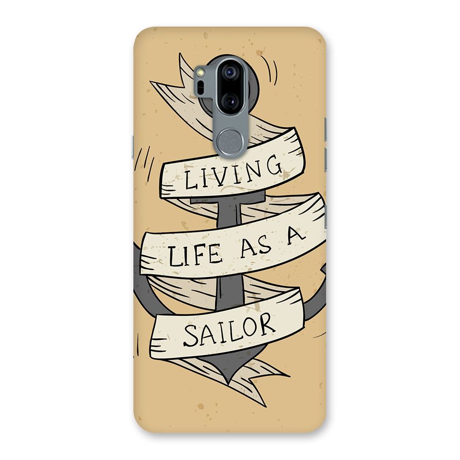 Old School Anchor Back Case for LG G7