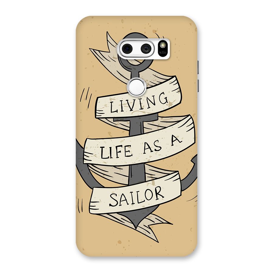 Old School Anchor Back Case for LG V30