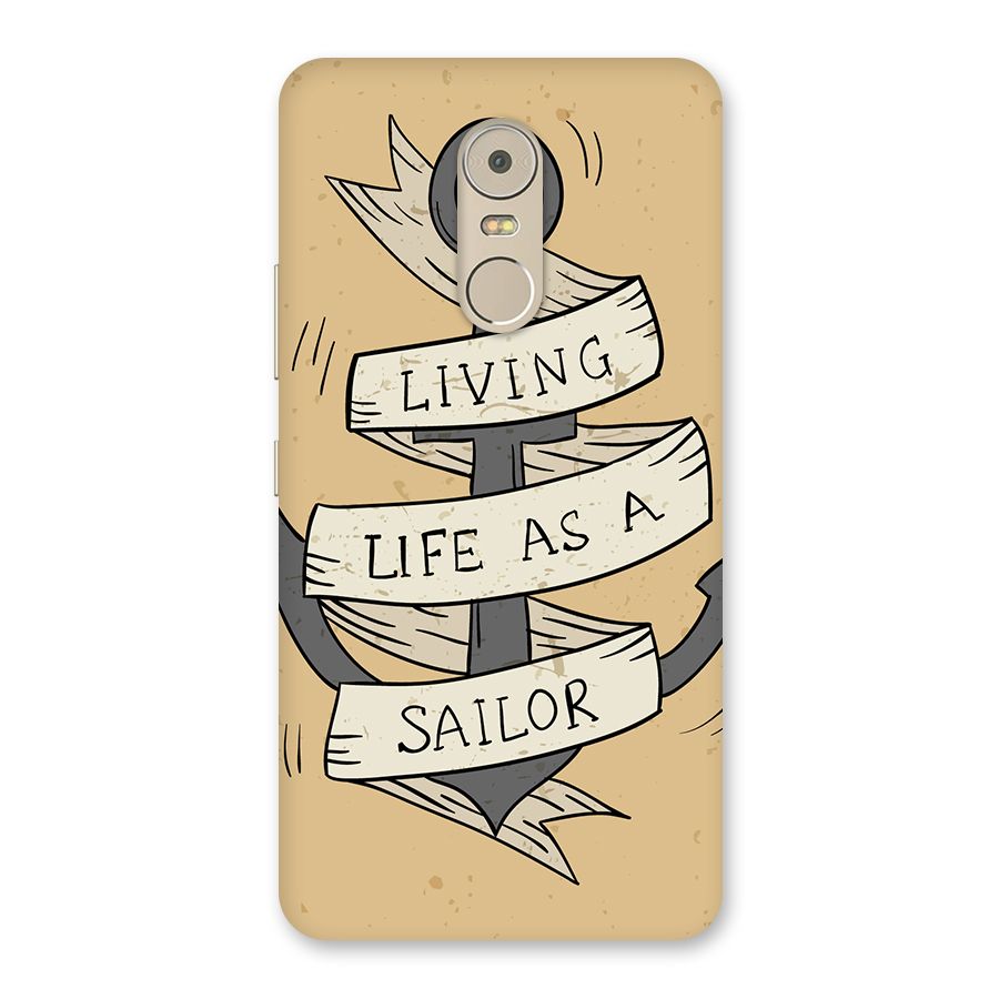 Old School Anchor Back Case for Lenovo K6 Note