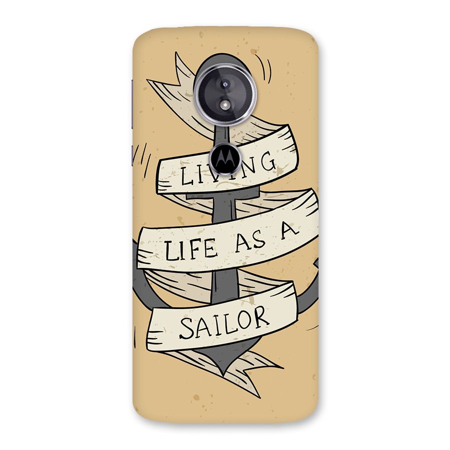 Old School Anchor Back Case for Moto E5