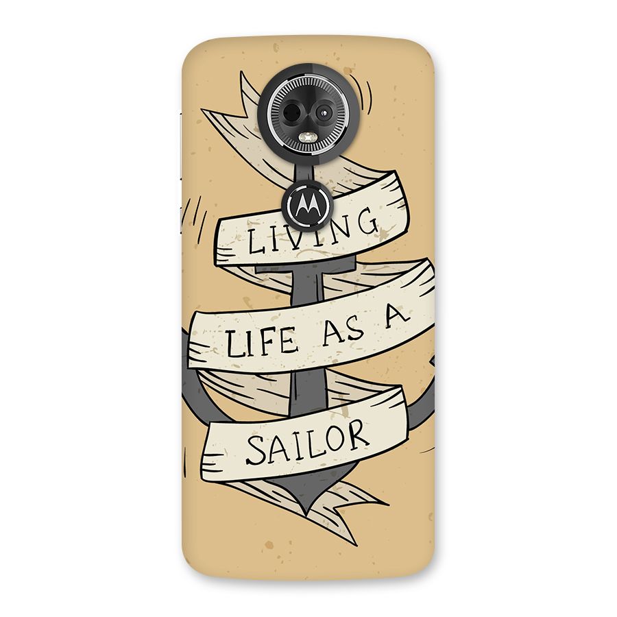 Old School Anchor Back Case for Moto E5 Plus