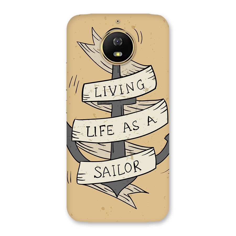 Old School Anchor Back Case for Moto G5s