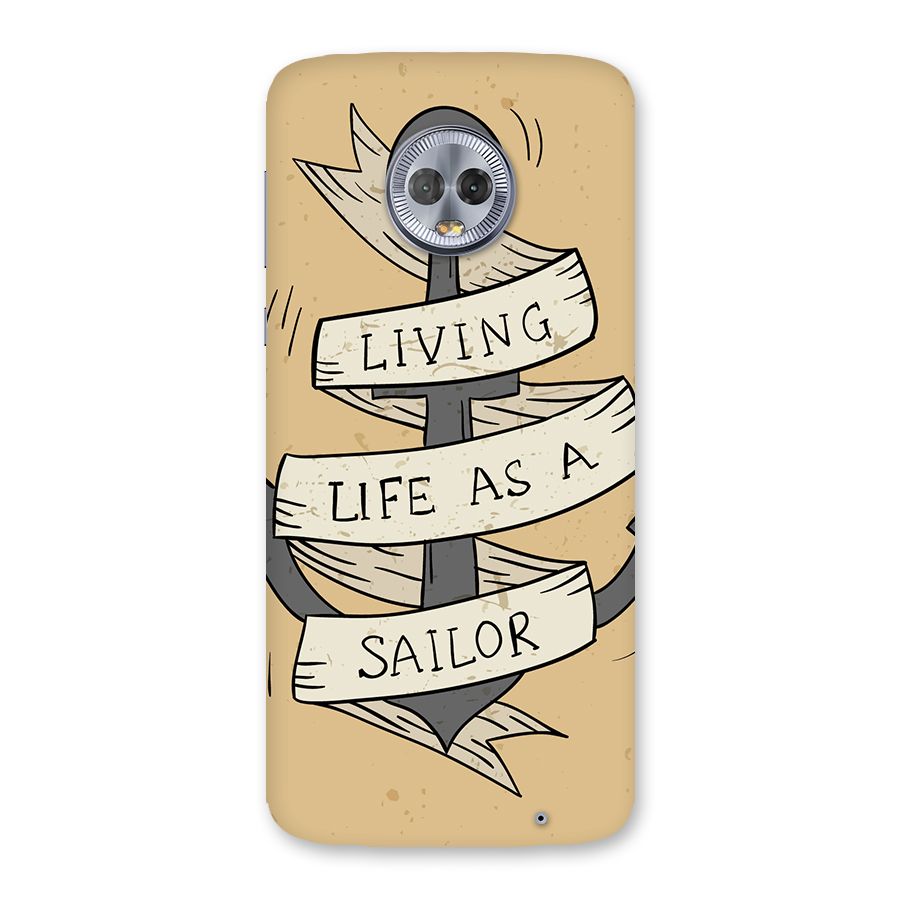 Old School Anchor Back Case for Moto G6 Plus