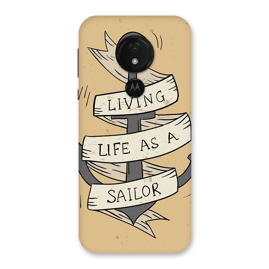 Old School Anchor Back Case for Moto G7 Power