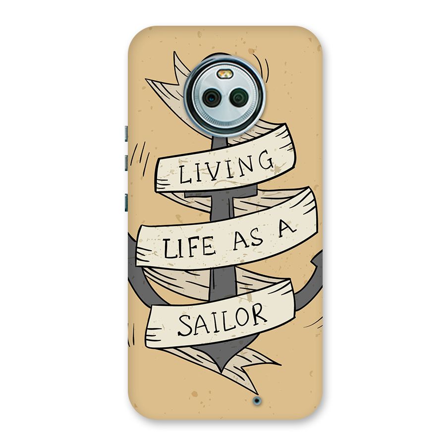 Old School Anchor Back Case for Moto X4