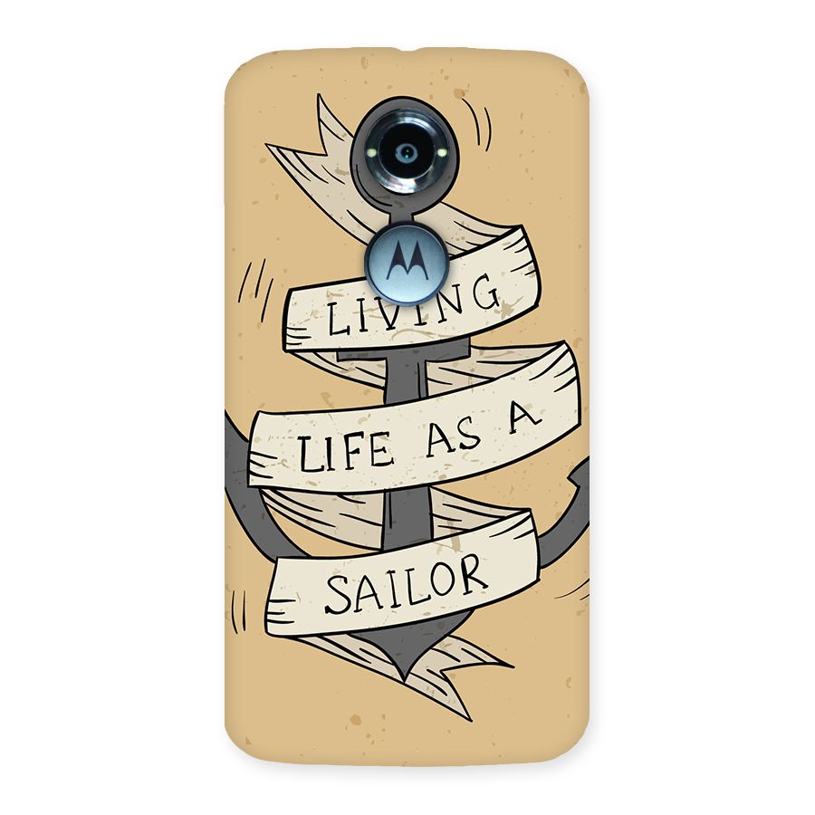 Old School Anchor Back Case for Moto X 2nd Gen