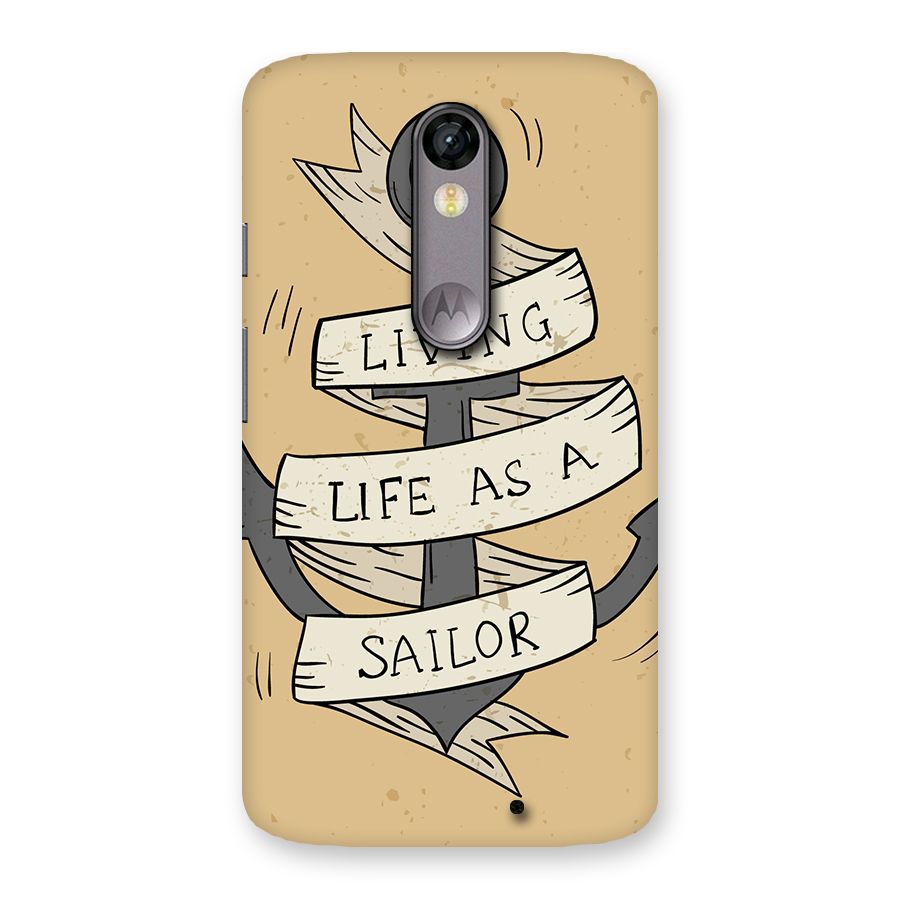 Old School Anchor Back Case for Moto X Force