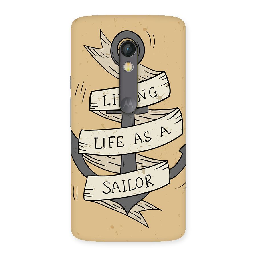 Old School Anchor Back Case for Moto X Play