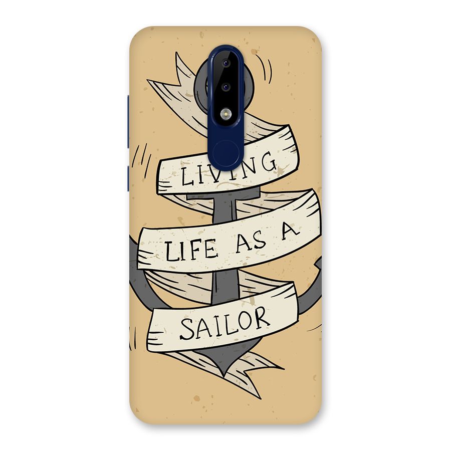 Old School Anchor Back Case for Nokia 5.1 Plus