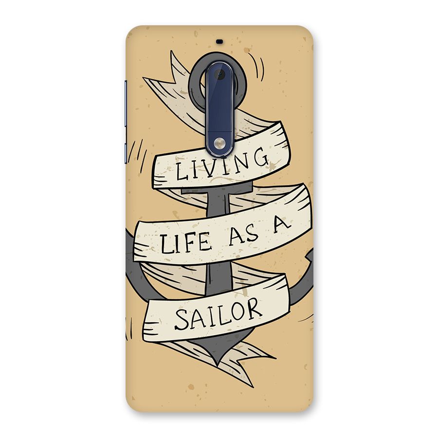 Old School Anchor Back Case for Nokia 5