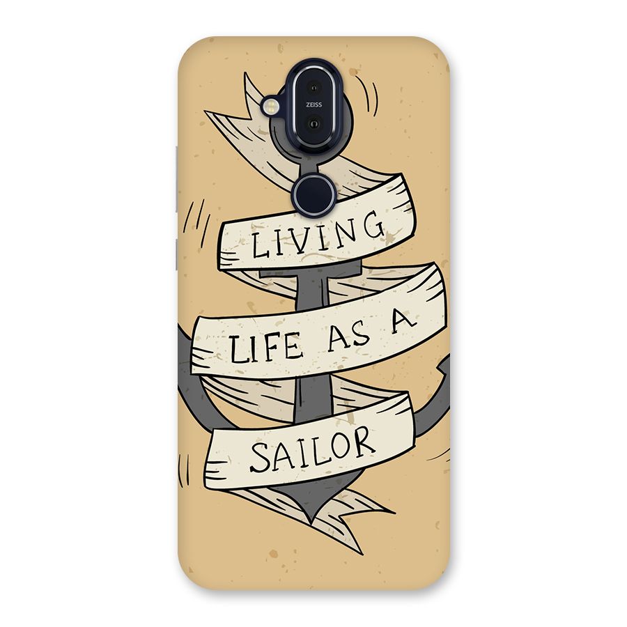 Old School Anchor Back Case for Nokia 8.1