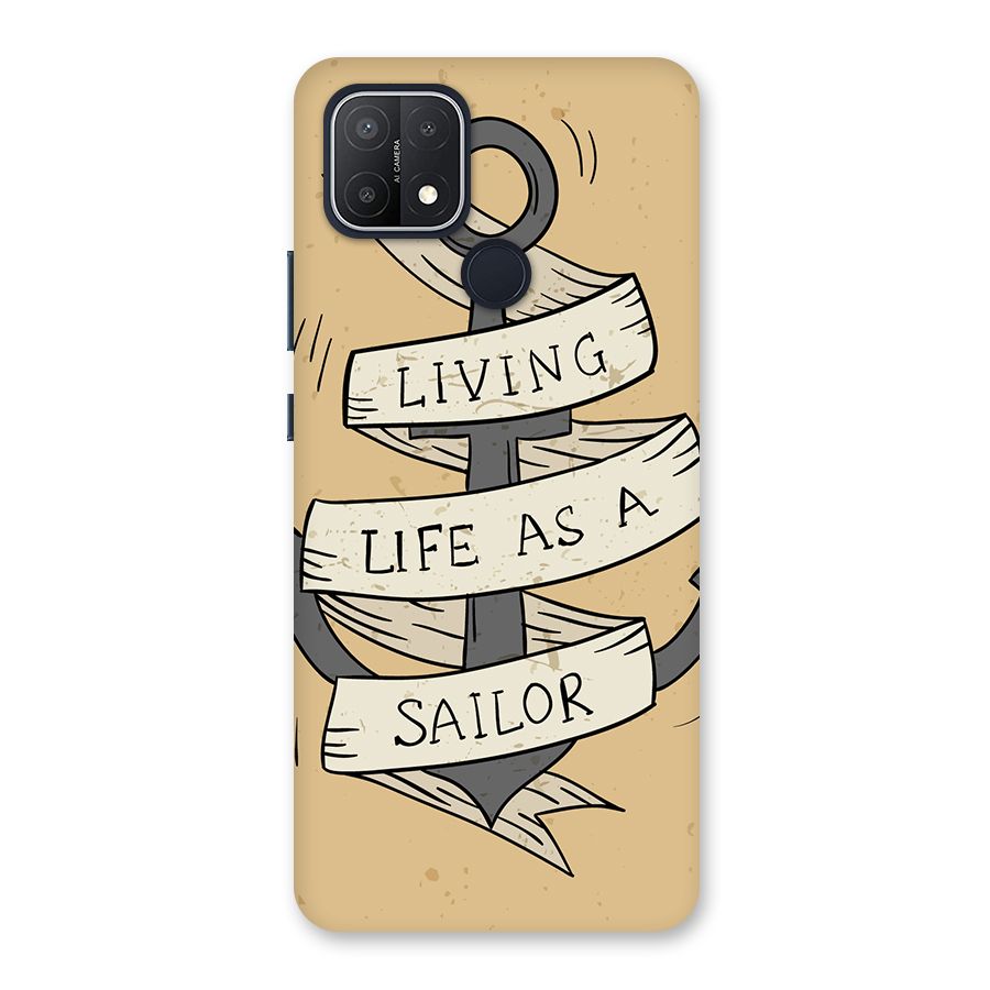 Old School Anchor Back Case for Oppo A15