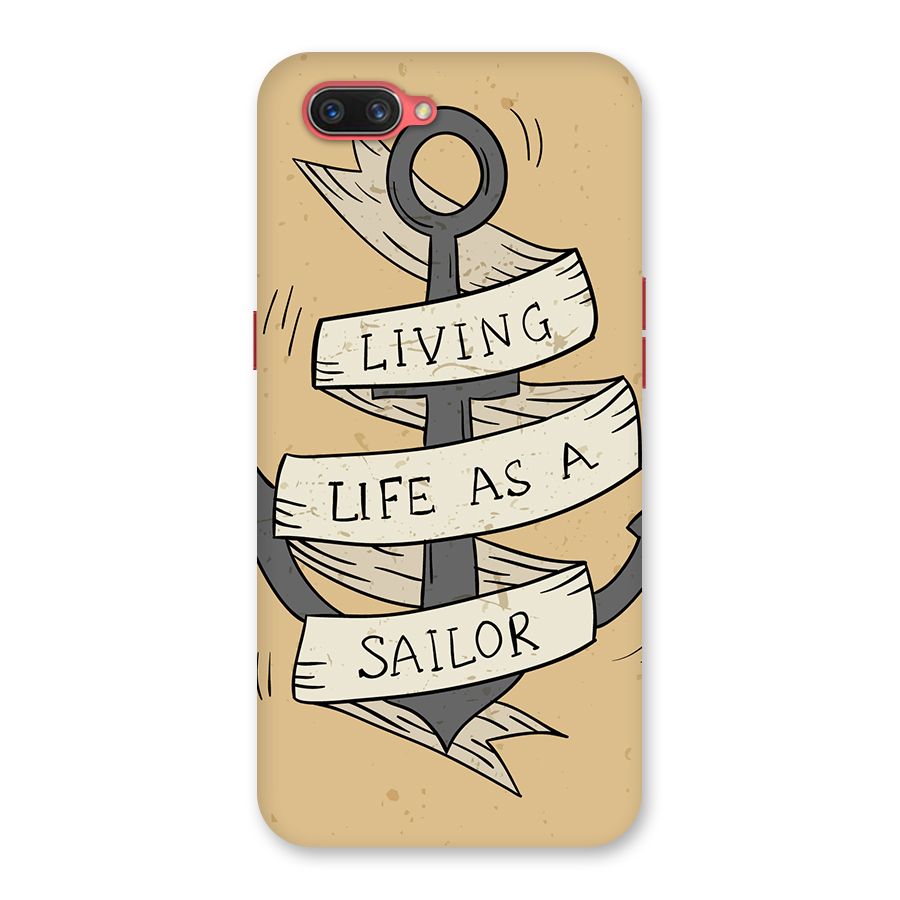 Old School Anchor Back Case for Oppo A3s