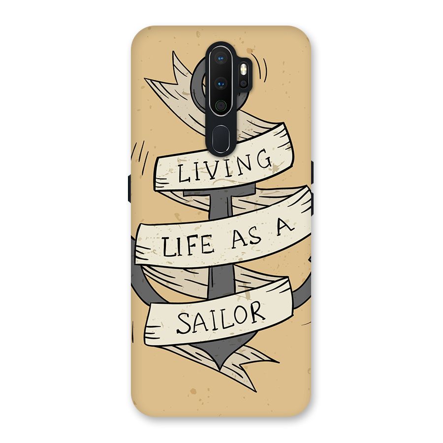Old School Anchor Back Case for Oppo A5 (2020)