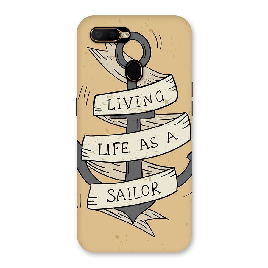 Old School Anchor Back Case for Oppo A5s
