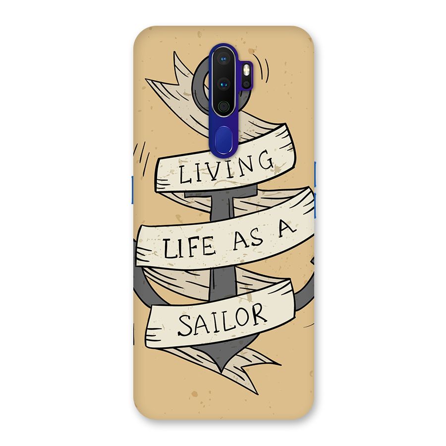 Old School Anchor Back Case for Oppo A9 (2020)
