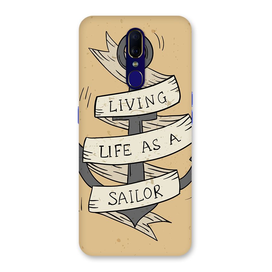 Old School Anchor Back Case for Oppo F11