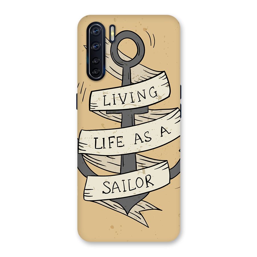 Old School Anchor Back Case for Oppo F15