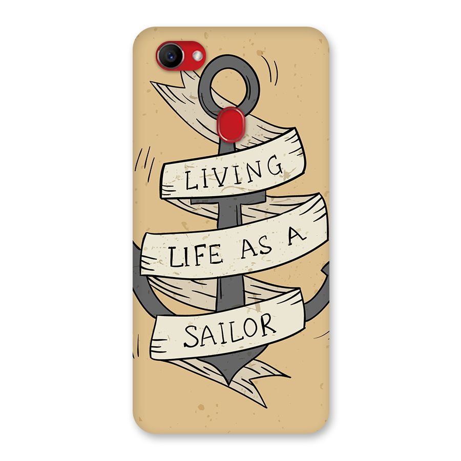 Old School Anchor Back Case for Oppo F7