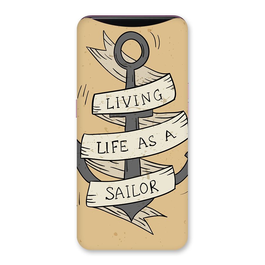 Old School Anchor Back Case for Oppo Find X