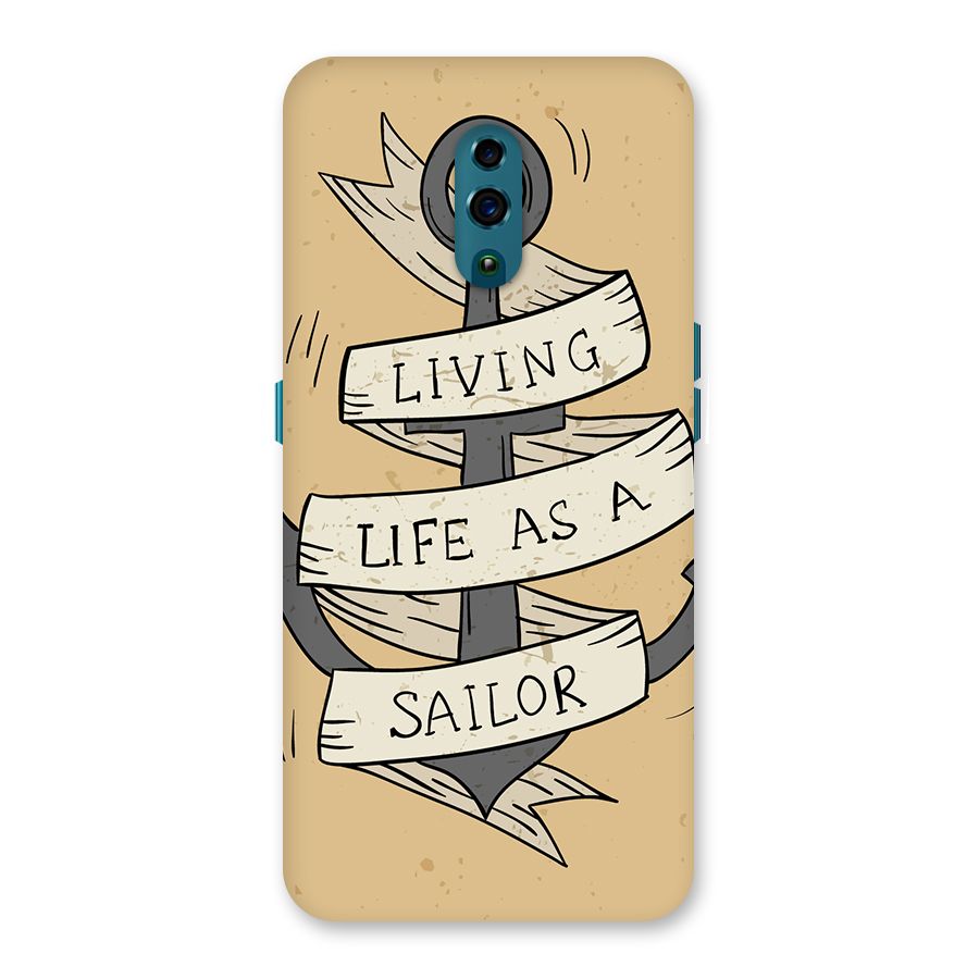Old School Anchor Back Case for Oppo Reno