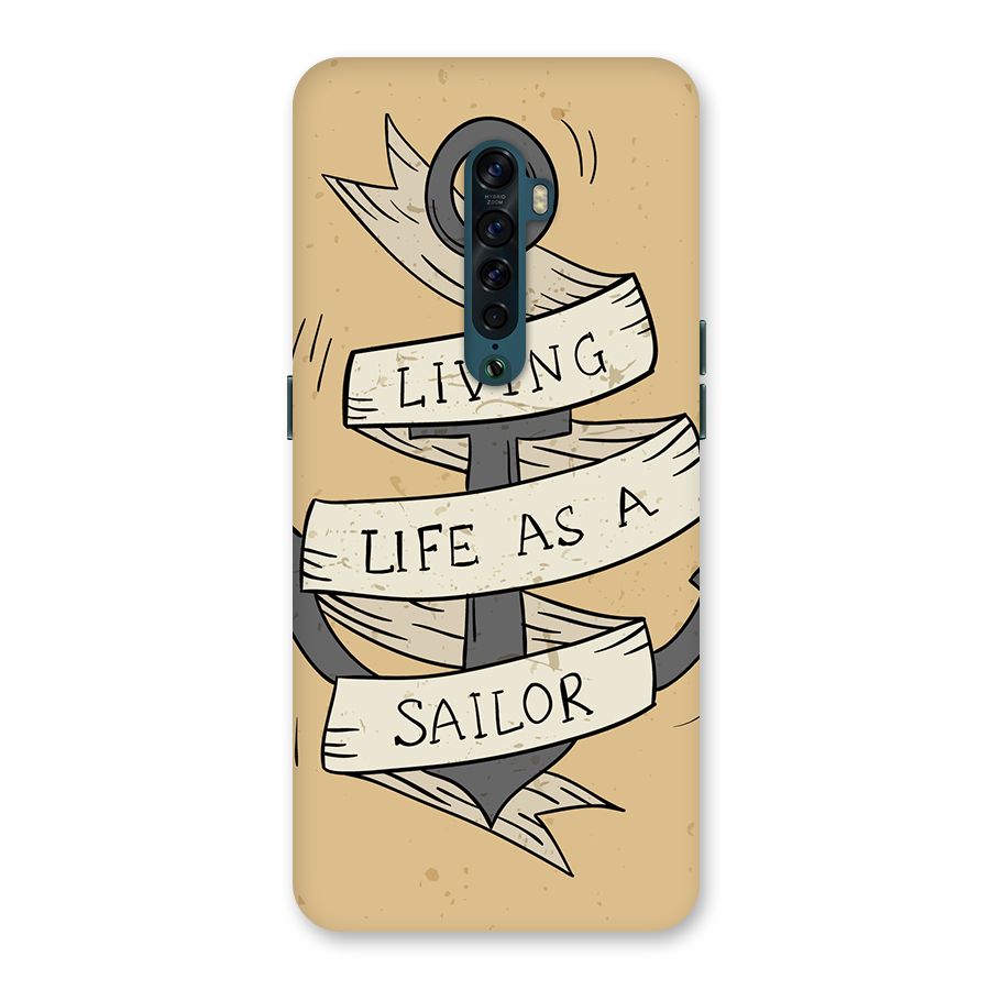 Old School Anchor Back Case for Oppo Reno2