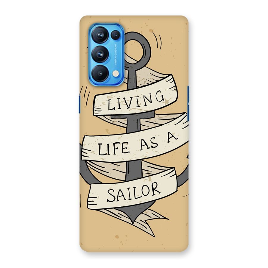 Old School Anchor Back Case for Oppo Reno5 Pro 5G