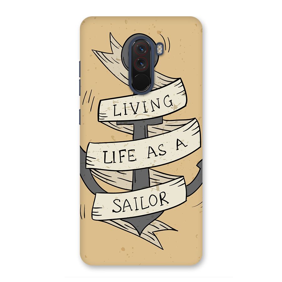 Old School Anchor Back Case for Poco F1