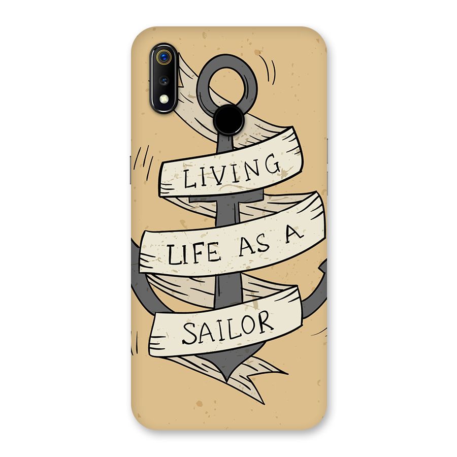 Old School Anchor Back Case for Realme 3