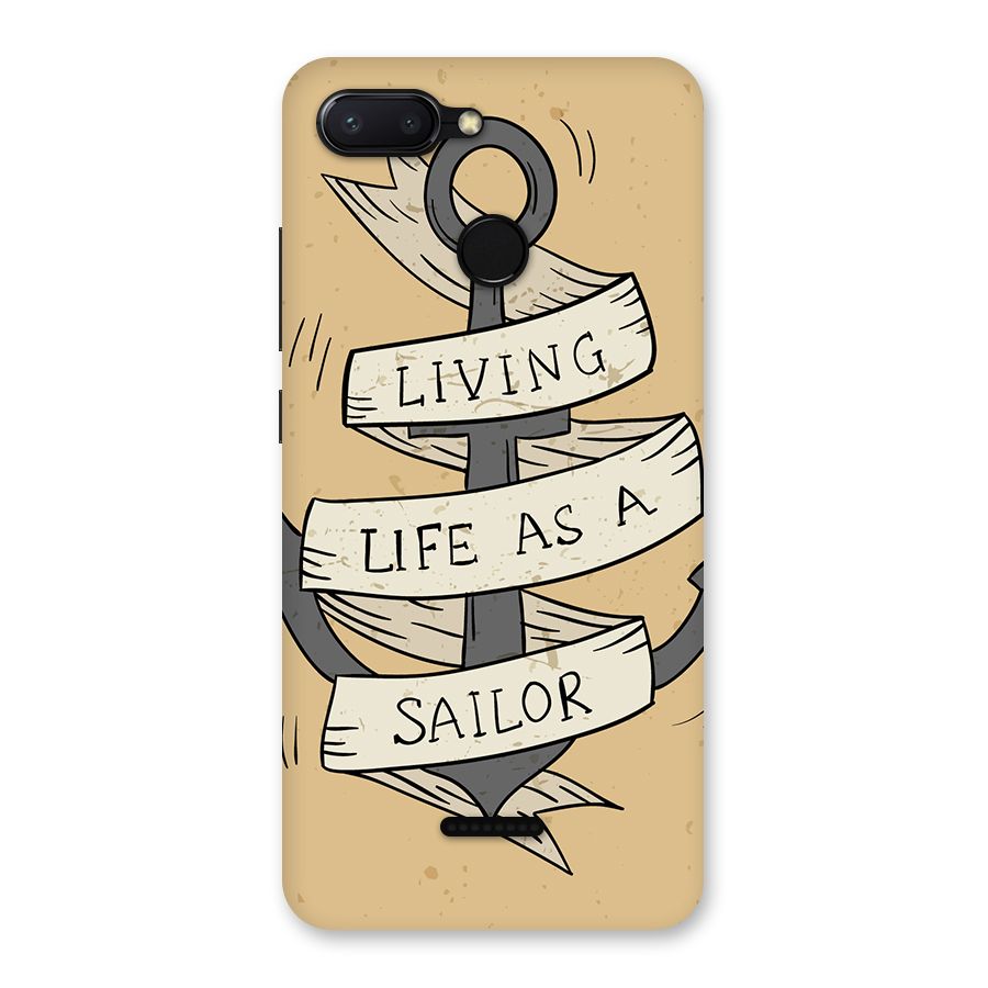 Old School Anchor Back Case for Redmi 6