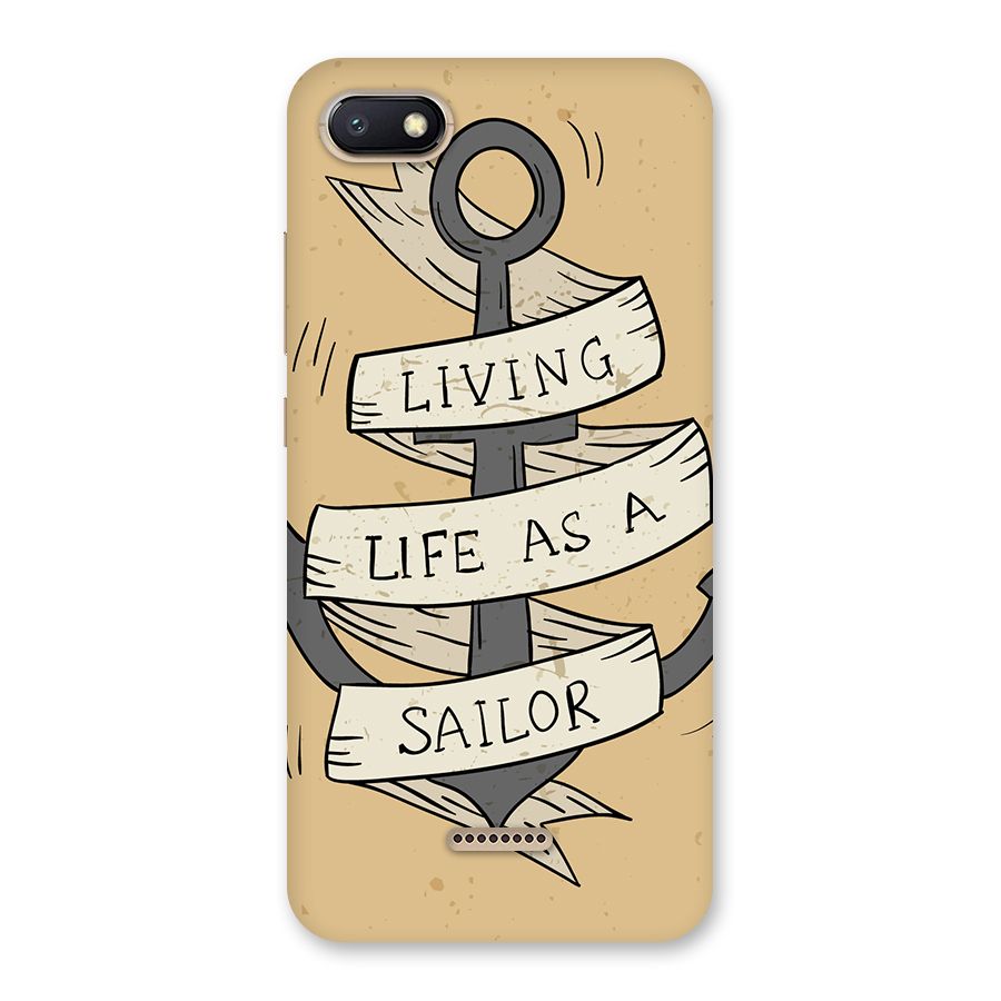 Old School Anchor Back Case for Redmi 6A