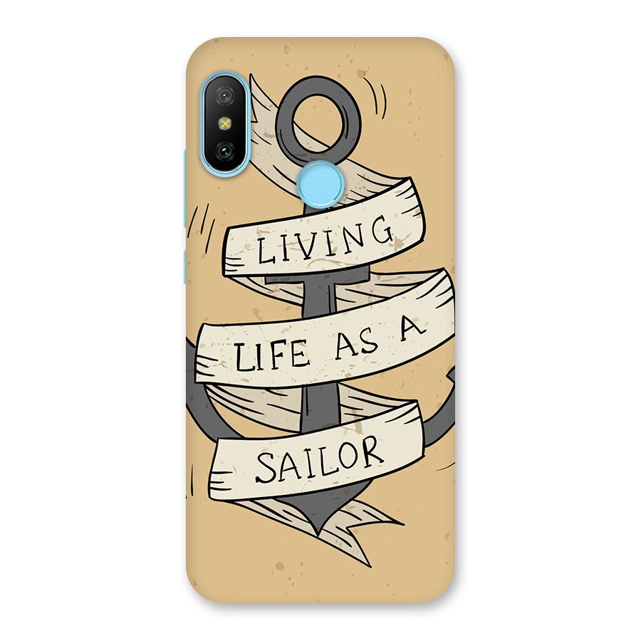 Old School Anchor Back Case for Redmi 6 Pro