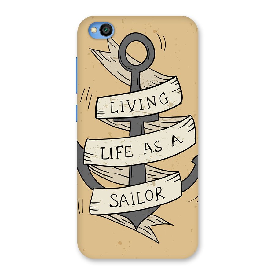 Old School Anchor Back Case for Redmi Go