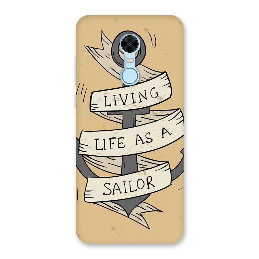 Old School Anchor Back Case for Redmi Note 5