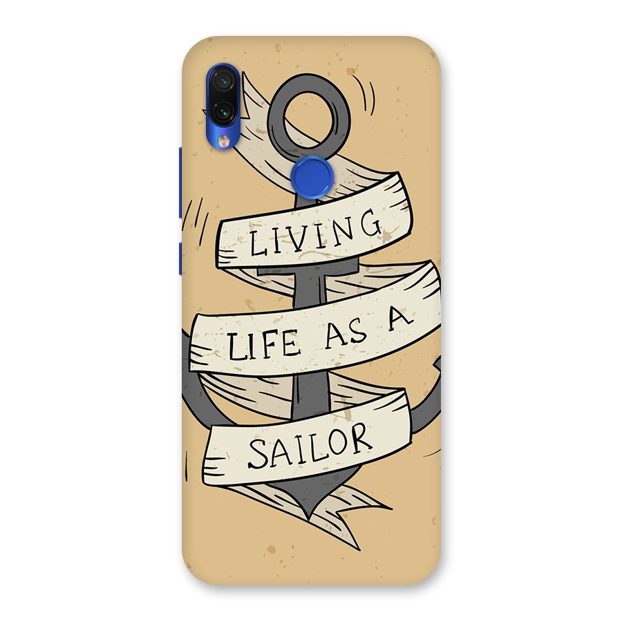 Old School Anchor Back Case for Redmi Note 7S