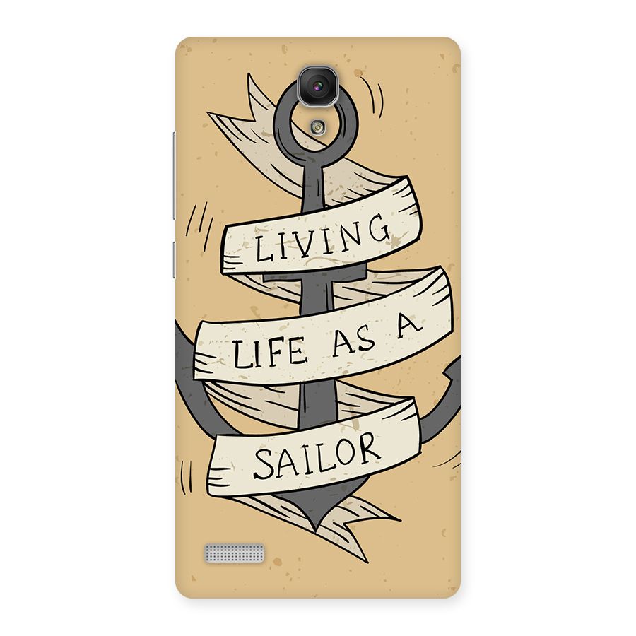Old School Anchor Back Case for Redmi Note Prime