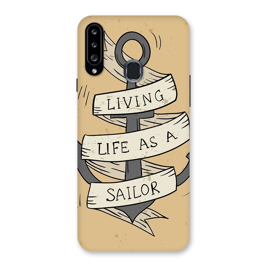 Old School Anchor Back Case for Samsung Galaxy A20s