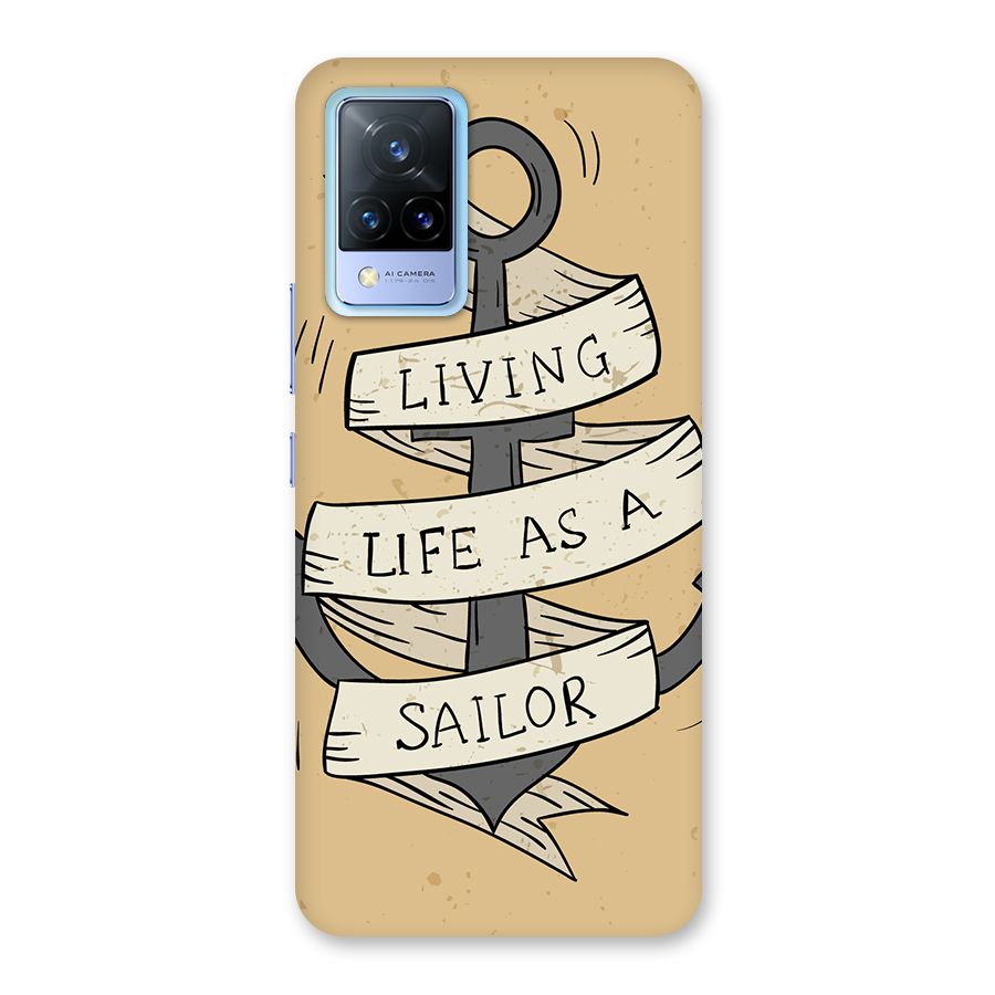 Old School Anchor Back Case for Vivo V21 5G