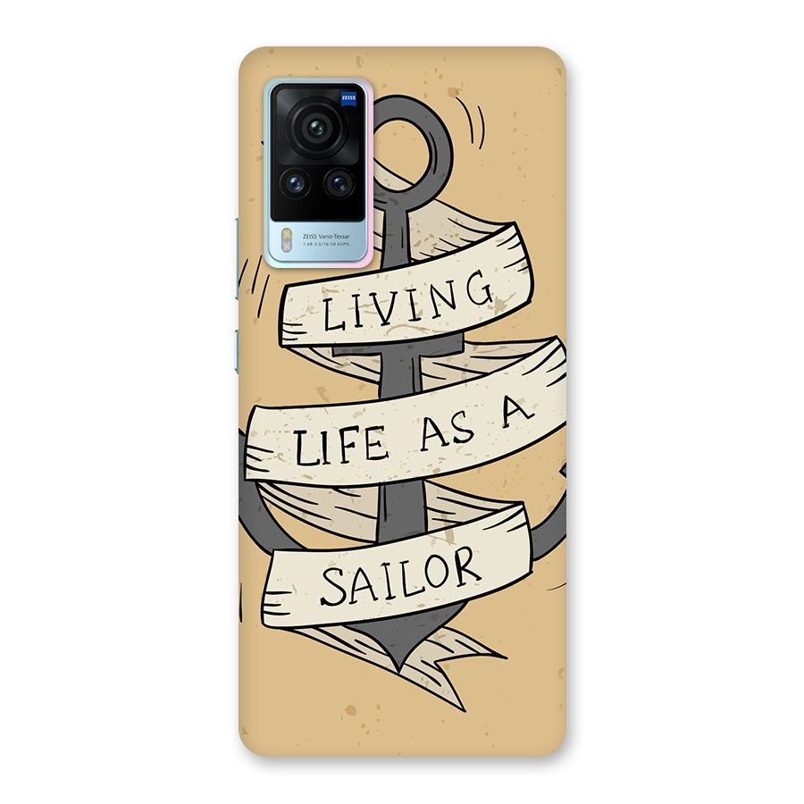 Old School Anchor Back Case for Vivo X60 Pro