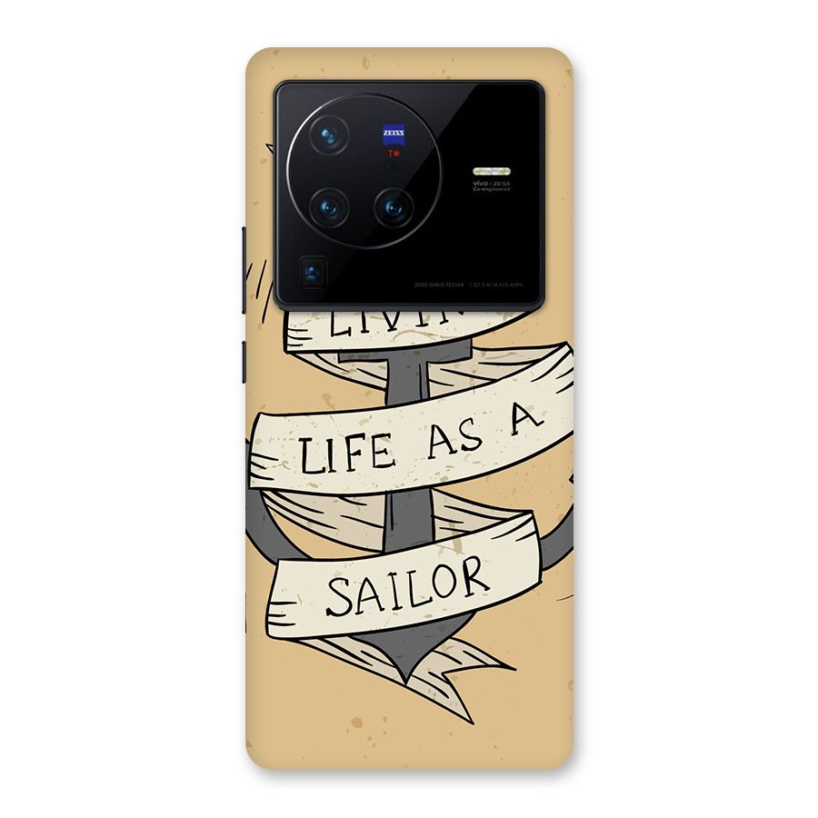 Old School Anchor Back Case for Vivo X80 Pro