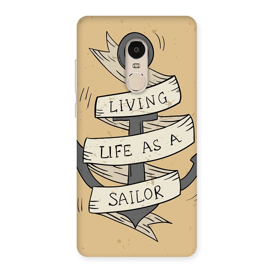 Old School Anchor Back Case for Xiaomi Redmi Note 4