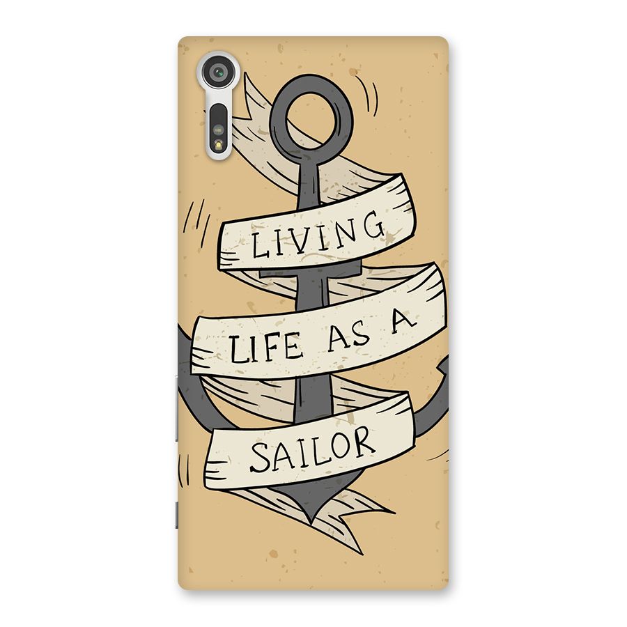 Old School Anchor Back Case for Xperia XZ