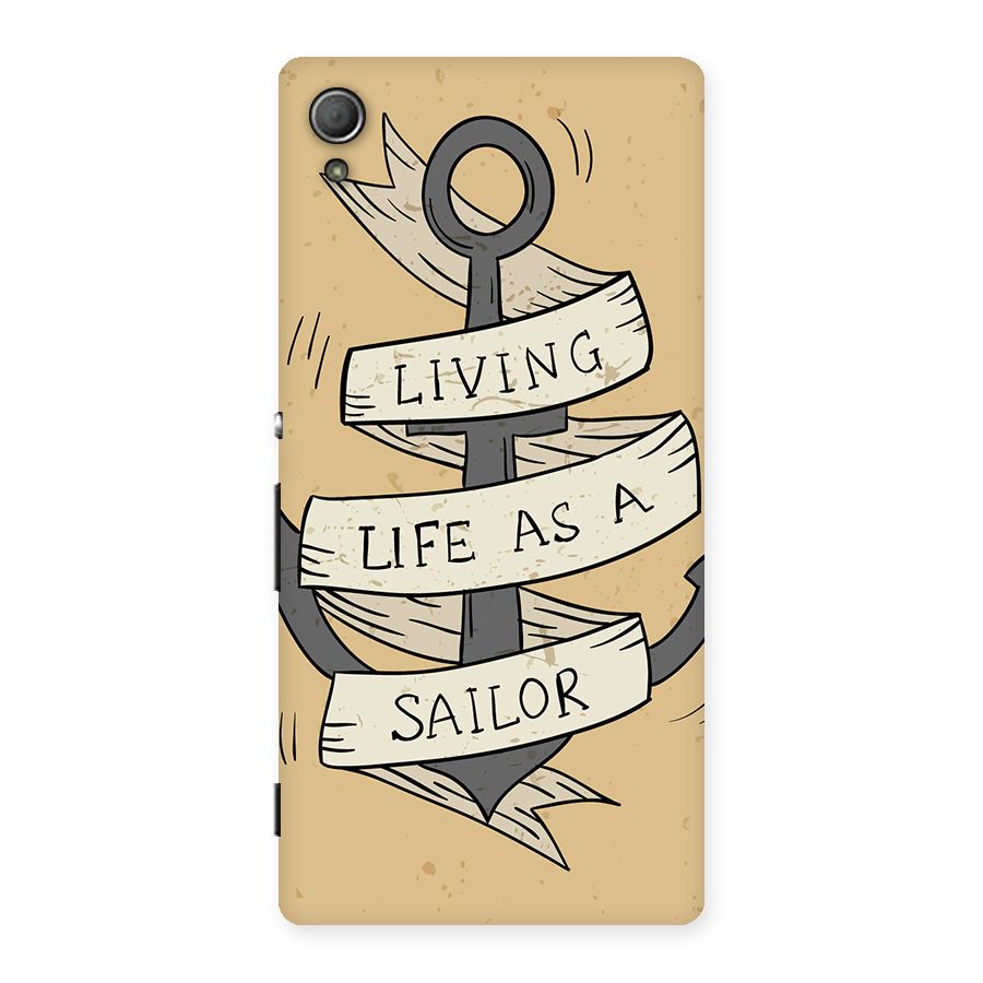 Old School Anchor Back Case for Xperia Z3 Plus