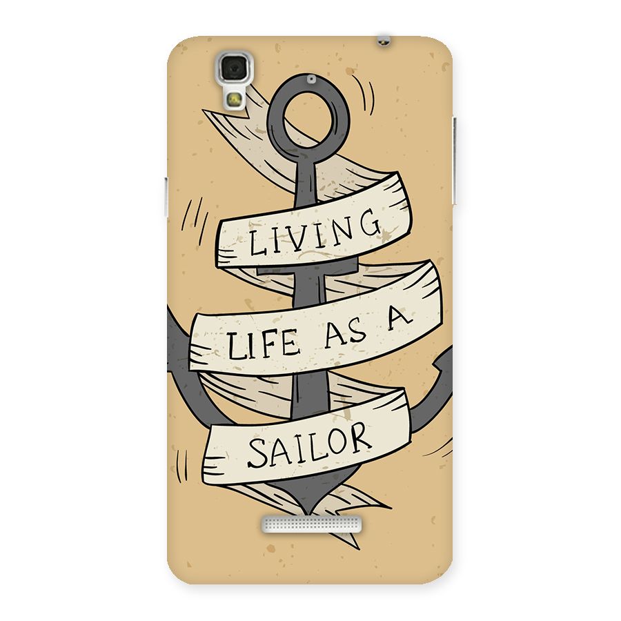 Old School Anchor Back Case for YU Yureka Plus