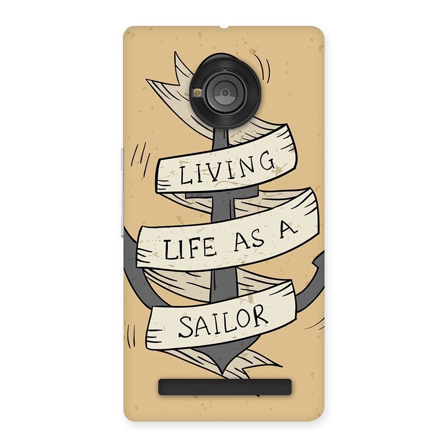 Old School Anchor Back Case for Yu Yunique