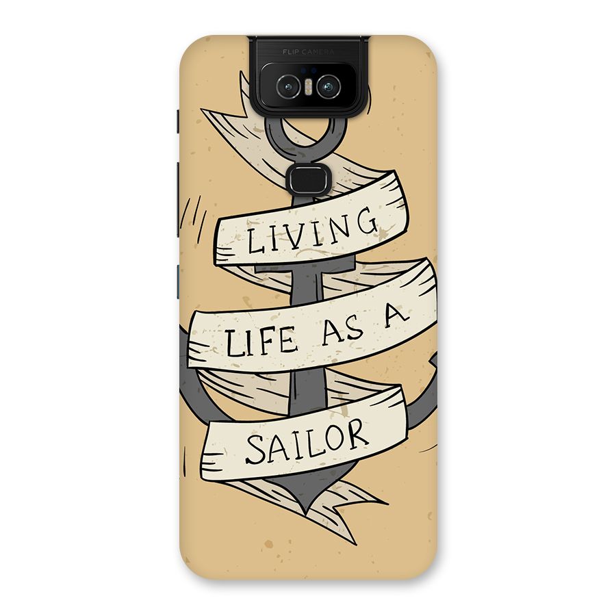 Old School Anchor Back Case for Zenfone 6z