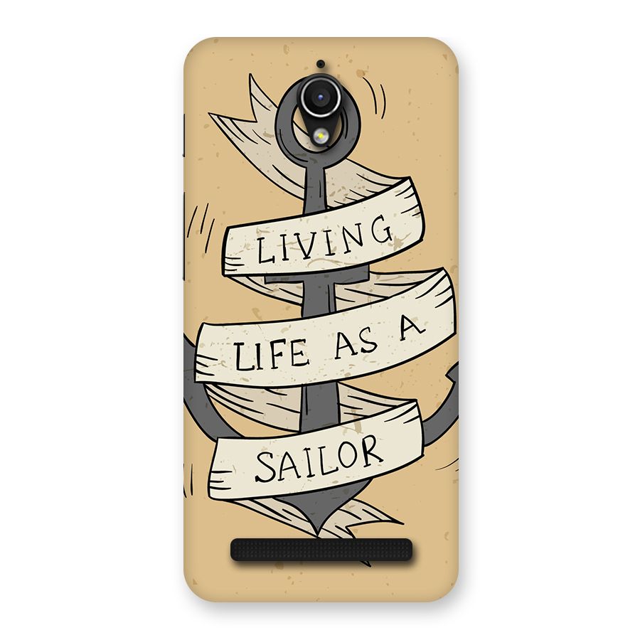 Old School Anchor Back Case for Zenfone Go